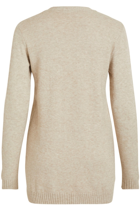 Vila viril open l/s knit cardigan - noos